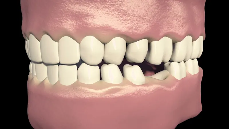 Video still showing a tooth being prepared to support a custom dental bridge