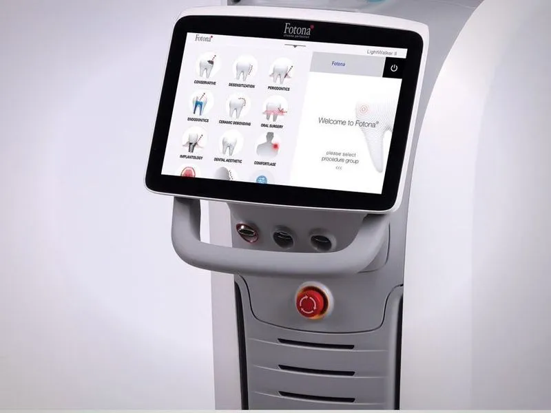 Fotona LightWalker II laser system touchscreen console